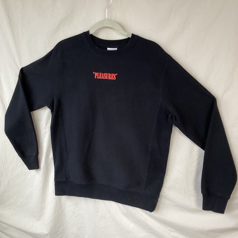 Pleasures freaks come out at night crewneck sweatshirt independent trading co